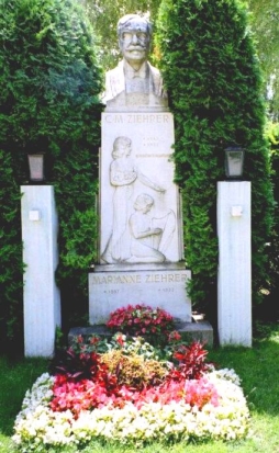 planet-vienna, der komponist carl michael ziehrer; Grab auf dem Zentralfriedhof