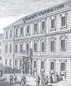 planet-vienna, das Palais Caprara um 1733