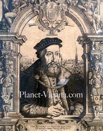 planet-vienna, Ferdinand I. als König um 1556 (Bildnis von Hans Sebald Lautensack)


