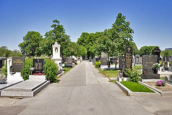 Planet-Vienna, der Friedhof von Jedlesee, Wien