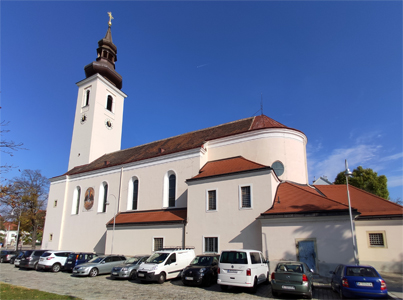 planet-vienna, die Pfarrkirche Kaiserebersdorf St. Peter und Paul in wien