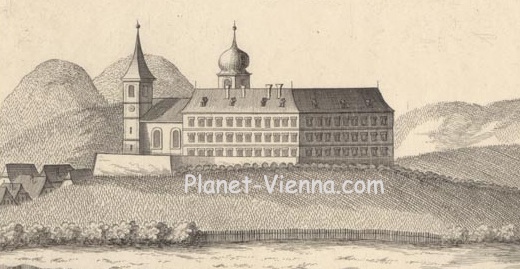 planet-vienna, Ober St. Veit, Ansicht um die Mitte des 17. Jahrhundert, wien