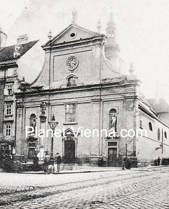 planet-vienna, Die Paulanerkirche um ca. 1900