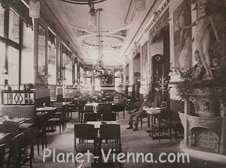 planet-vienna, das café prückel in wien, das café um 1910