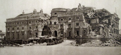 planet-vienna, das gartenpalais schwarzenberg in wien, Schwere Kriegsschaeden 1945