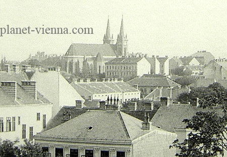 planet-vienna, die kirche St. Severin in wien um 1894