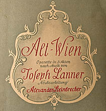 planet-vienna, operette alt wien von joseph lanner