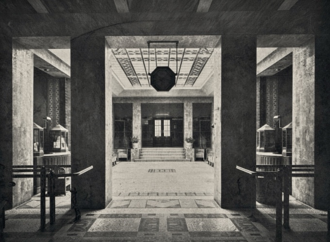 planet-vienna, das amalienbad in wien, eingangshalle, aufnahme von 1926/27