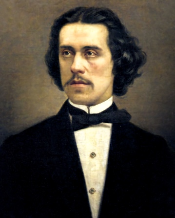Porträt des Komponisten Josef Strauss (1827–1870)