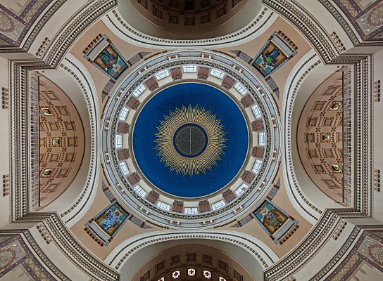 planet-vienna, die Friedhofskirche zum Heiligen Karl Borromaeus auf dem zentralfriedhof in wien