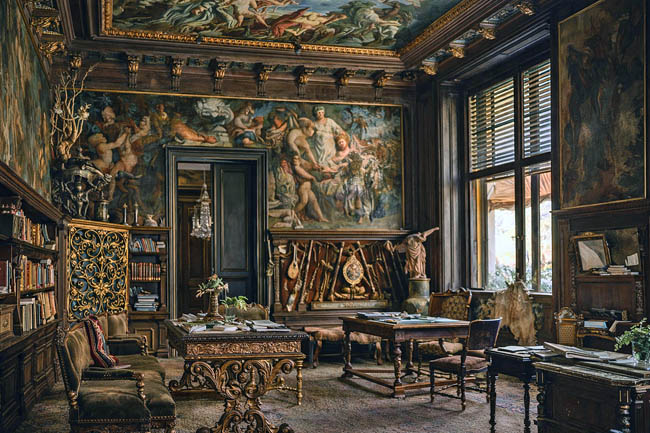 planet-vienna, Im Makartzimmer des palais dumba, visualisierung