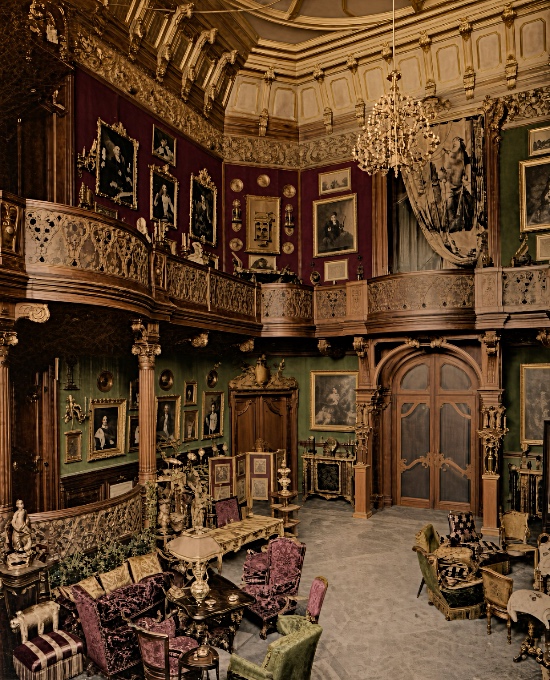 die grosse halle im palais lanckoronski in wien