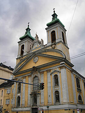 planet-vienna, die Rochuskirche in wien